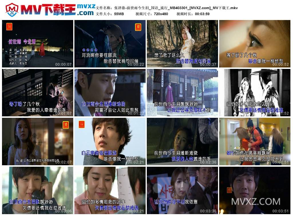 张津涤-前世雨今生泪_国语_流行_MB403301